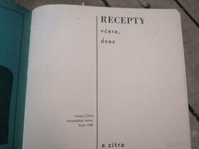 Kniha "Recepty včera, dnes a zítra" z roku 1968 - 4