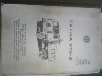 Katalog náhradních dílů TATRA 815-2 č: 660 - 4