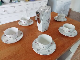 KUBISTICKÁ PORCELÁNOVÁ ČAJOVÁ SOUPRAVA CCP JM PORT DE LA CZE - 4