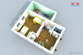 Prodej chaty, 31 m², Vlastějovice, pozemek 1408 m² - 4