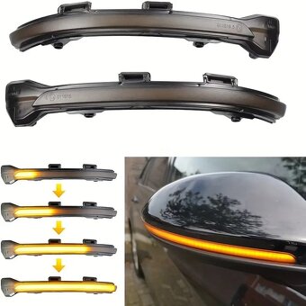 Dynamické blinkry LED VW Golf 7 VII MK7.5 JETTA MK7 - 4
