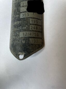 Štítek jawa 250/353 - 4