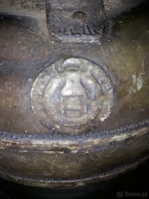 Lampa námořní, drážní nebo kočár, svítilna, starožitná - 4