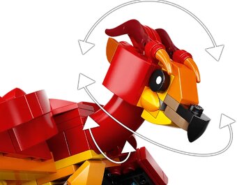 Prodám LEGO 76394 Fawkes - Brumbálův fénix - 4