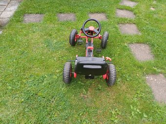 Šlapací motokára GM115 červená - 4