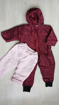 Zimní kombinéza a kalhoty vel. 74/80 - 4