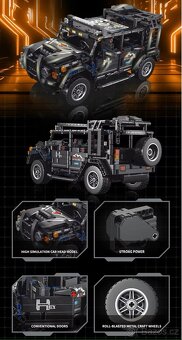 Stavebnice Jeep Hummer kompatibilní s LEGO - 4