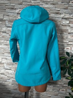 Světle modrá softshellová bunda CXS vel.M - 4