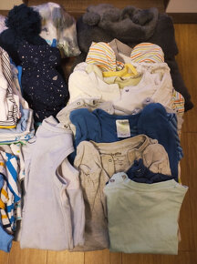 Prodám set chlapeckého oblečení na miminko 0-12měsíců / 80ks - 4