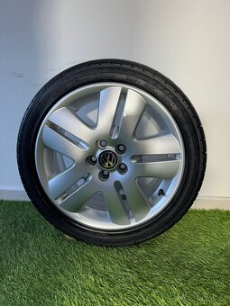 Alu kola 5x100 r16 s letním pneu (6545) - 4