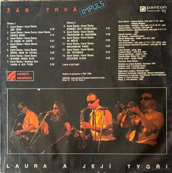 Laura A Její Tygři - Žár Trvá - 4