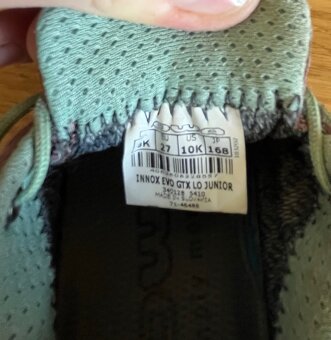 dětské Goretex tenisky Lowa vel.27 - top stav - 4