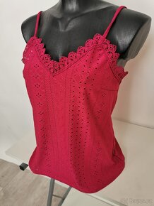 Dámský fialový top - vel. M-M/L - 4
