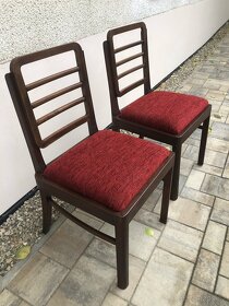 Masivní židle artdeco po renovaci - 4