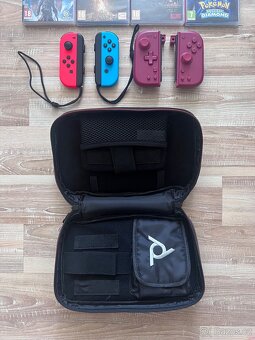 Hry Nintendo Switch a Joycon Grip nabíječky SD - 4