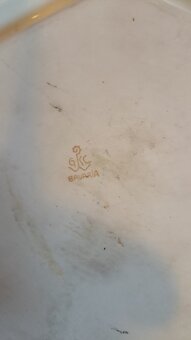 Porcelán starožitný 16,5cm značeno Bavaria - 4