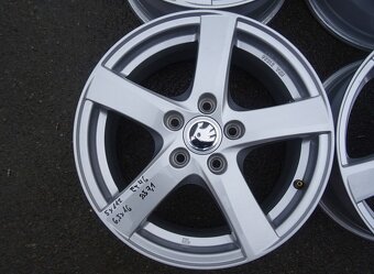 Alu disky na Škoda, 16", 5x112, ET 46, šířka 6,5J - 4