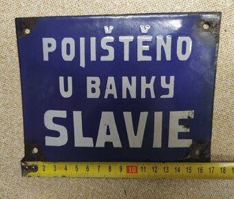 Smaltované cedule. - 4