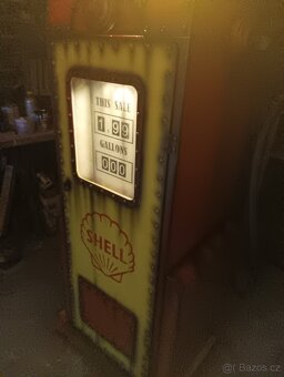 Bar skříňka Shell auto USA - 4