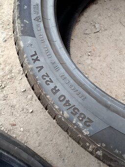 285/40/22 110v Continental - zimní pneu 2ks - 4