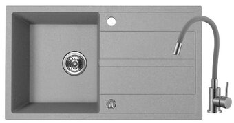 KUCHYŇSKÝ GRANITOVÝ DŘEZ LAVEO DOLI LANG + FLEXI BATERIE - 4