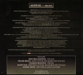 CD+DVD Anthrax - Alive 2 (2005) Special Edition - digipack - 4