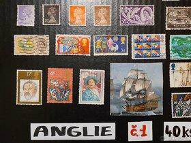 poštovní známky / ANGLIE  č.1  40ks - 4