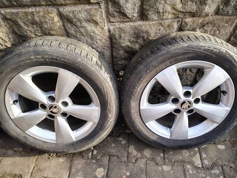 Alu kola ŠKODA original R15, 5x100 15" 5x100 6J15 et38 - 4