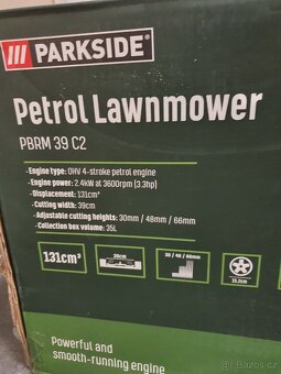 benzínová sekačka NOVÁ Pakside, pošlu - 4