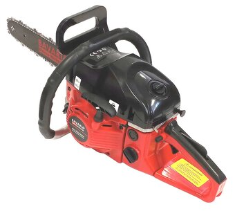 Motorová řetězová pila 5,5HP 2x řetěz 2x lišta +startér olej - 4