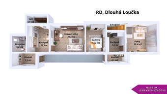 Prodej rodinného domu, pozemek 1316 m2, Dlouhá Loučka - Křiv - 4