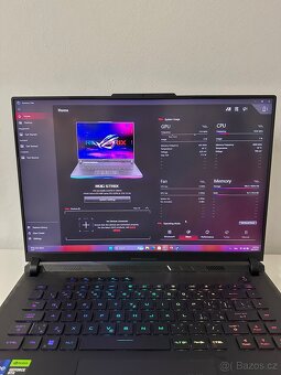 ASUS ROG Strix SCAR 16 – RTX 4080, i9, QHD+ 240Hz, TOP STAV - 4