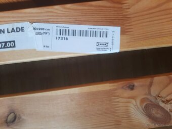 DĚTSKÁ ROSTOUCÍ POSTÝLKA IKEA + ROŠT A MATRACE - 4