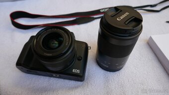 Canon EOS M50 Mark II + 15-45 mm + 55-200mm černý - 4
