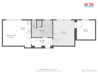 Pronájem bytu 3+kk, 60 m², Jeneč, ul. Sportovní - 4
