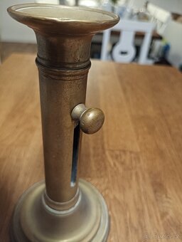 MOSAZNÝ EMPÍROVÝ SVÍCEN -BIEDERMEIER-19. STOLETÍ FRANCIE - 4