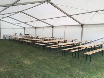 Velkokapacitní party stan 10x20m - 4