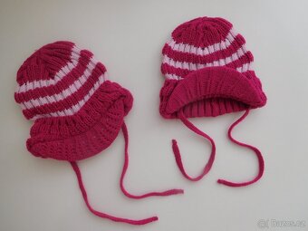 MIX Zimní čepice vel. 98/104/110/116/122/128, nákrčník 1-3 - 4