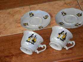 Čajová i kávová porcelán. souprava - 6ks - 4