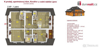 K prodeji, apartmánový dům, Residence Kovářov, Kovářov u vod - 4