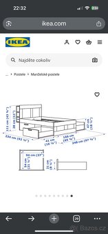 Prodám postel a dva noční stolky - 4