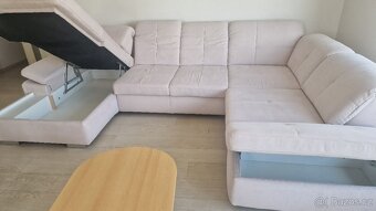 Rozkládací sedací souprava s úl. prostorem - 4