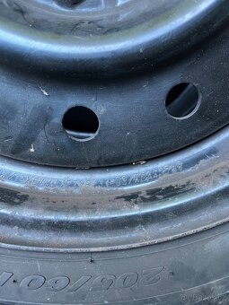 Plechové disky r16 , pneu 205/60 r16 zimní - 4