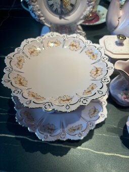Starožitný růžový porcelán - velká sbírka - 4