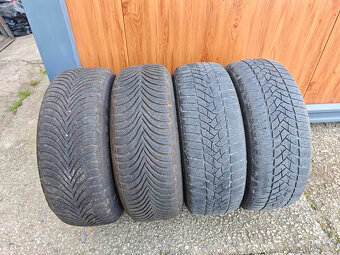 Alu kola Borbet 5x112 7Jx16H2 ET39 + zimní 205 60 16 - 4