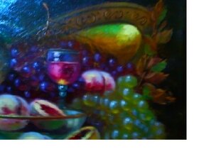 Krásné zátiší,olej na plátně 1 polovina 20 stolettí sig. Ste - 4