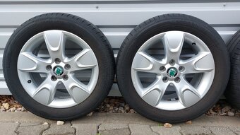 Alu kola 5x100 r15 originál Škoda Fabia II, Roomster - 4