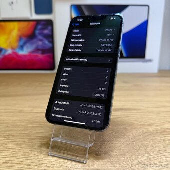 iPhone 13 Pro 128GB sierra blue, 12 měsíců záruka - 4