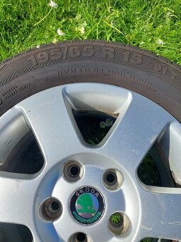 Letních Sada ALU kol Škoda Octavia 15" 1Z0601025K - 4