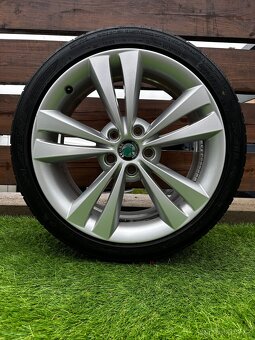 Alu kola 5x112 R18 s letním pneu (neo) - 4